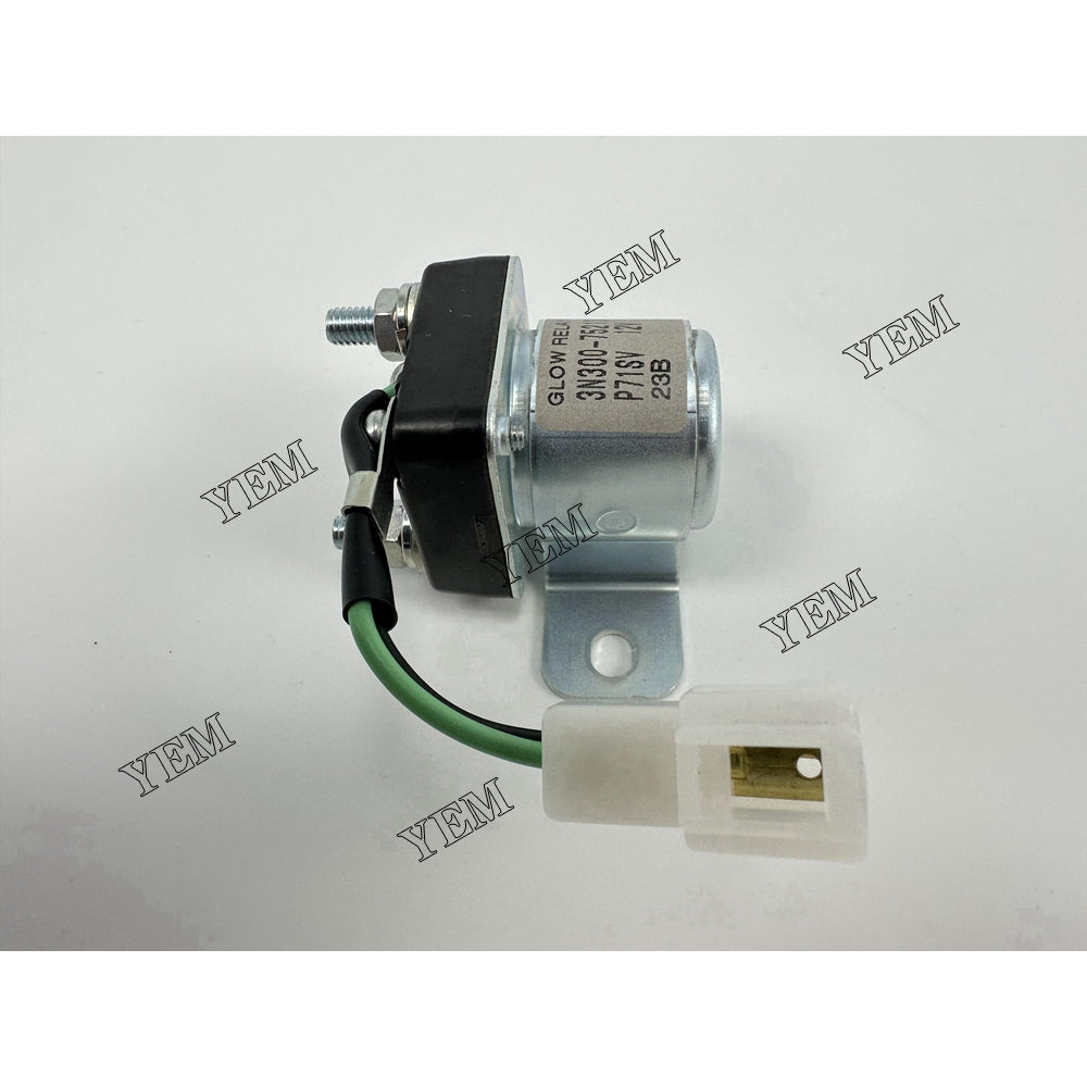 Fast Shipping 3N300-75213 Relay Heater 12v  For Kubota V2403-CR engine spare parts YEMPARTS