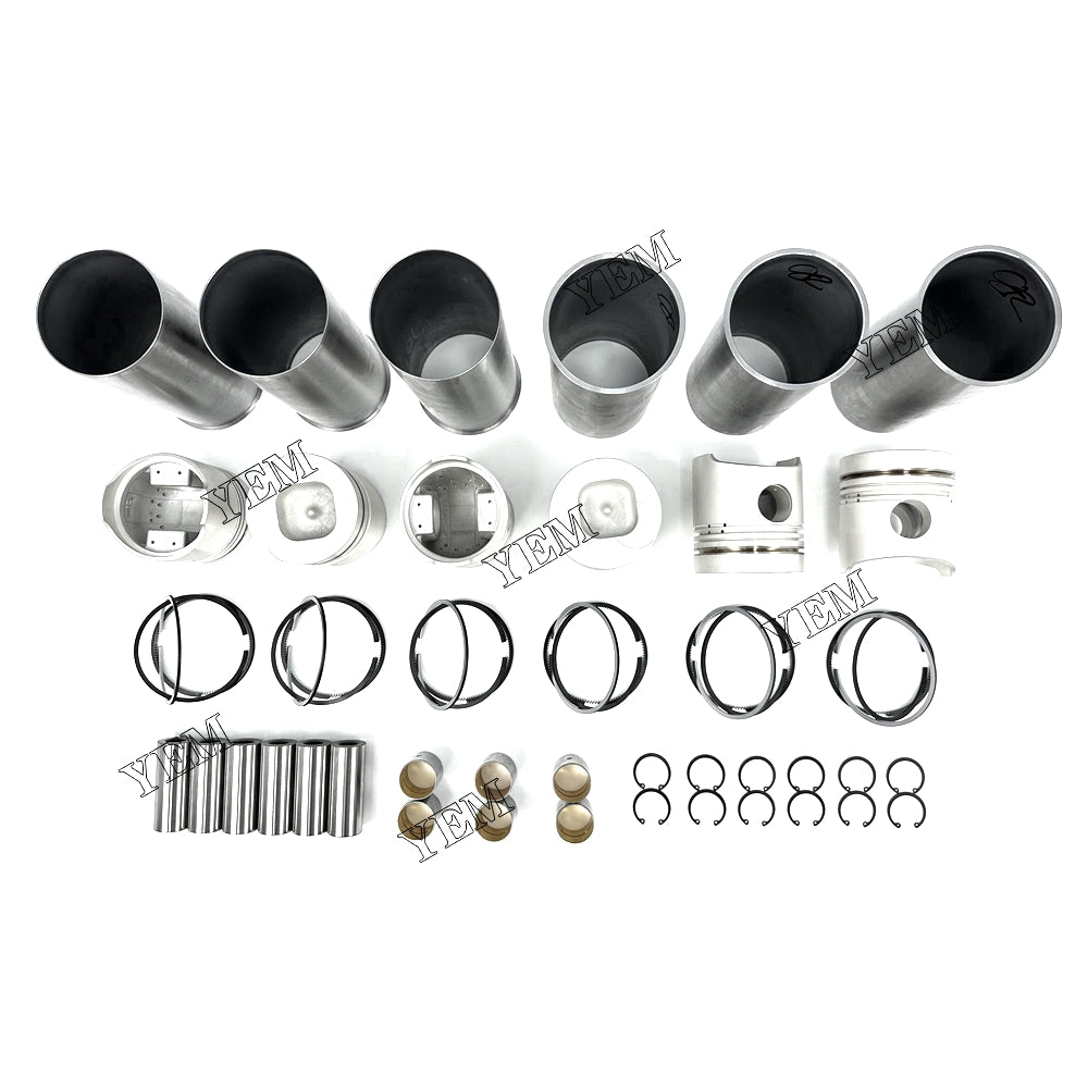 Fast Shipping Cylinder Liner Kit For Isuzu 6BB1 engine spare parts YEMPARTS