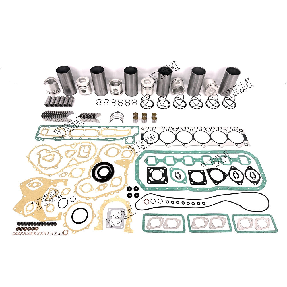 Fast Shipping Overhaul Rebuild Kit With Gasket Set Bearing For Isuzu 6BB1 engine spare parts YEMPARTS