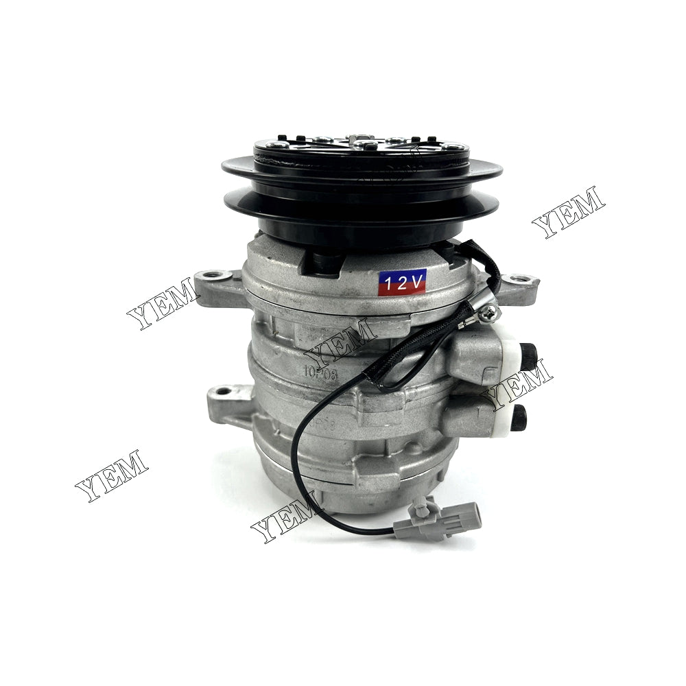 Fast Shipping 3TNV88 Ac Compressor 12v 447200-8153 For Yanmar engine spare parts YEMPARTS