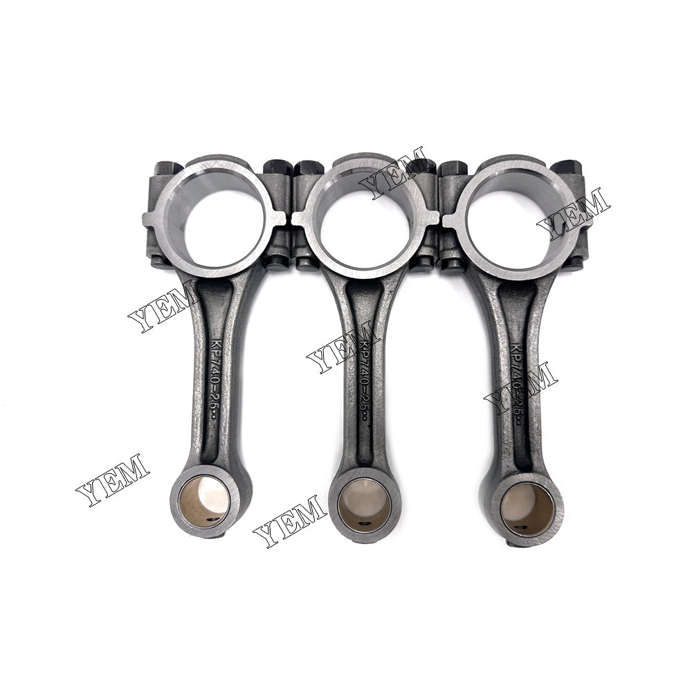 For Shibaura Connecting Rod 3x part number KP740-25 115026340 S773 Engine Spare Parts YEMPARTS