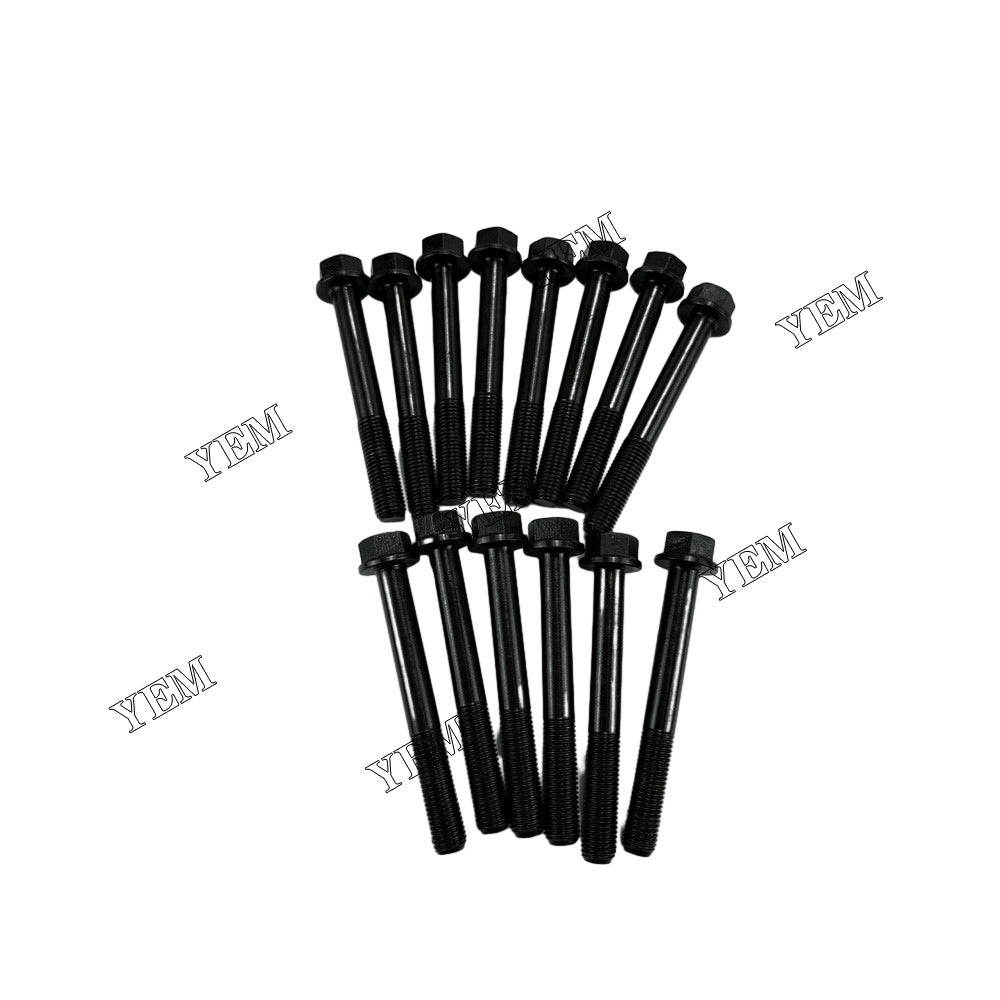 For Kubota Cylinder Head Bolt 14x 16241-03450 D1305 Engine Spare Parts YEMPARTS