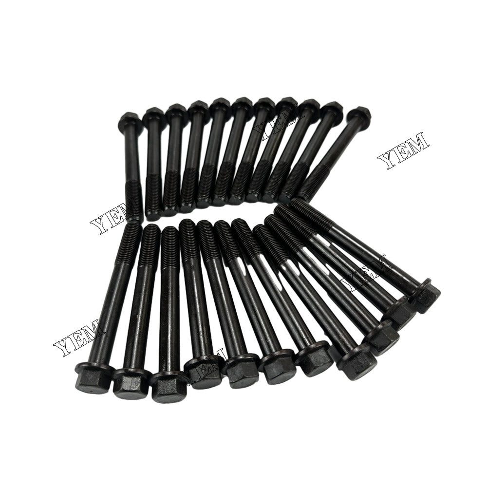 For Kubota Cylinder Head Bolt 22x 6655158 19013-03450 383-0387A F2803 Engine Spare Parts YEMPARTS