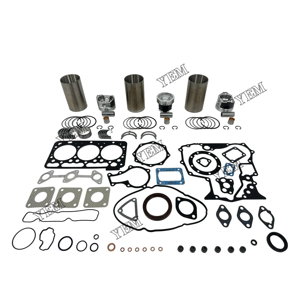 For Kubota Overhaul Kit With Bearing Set 3x part number EG561-21110 WG972 Engine Spare Parts YEMPARTS