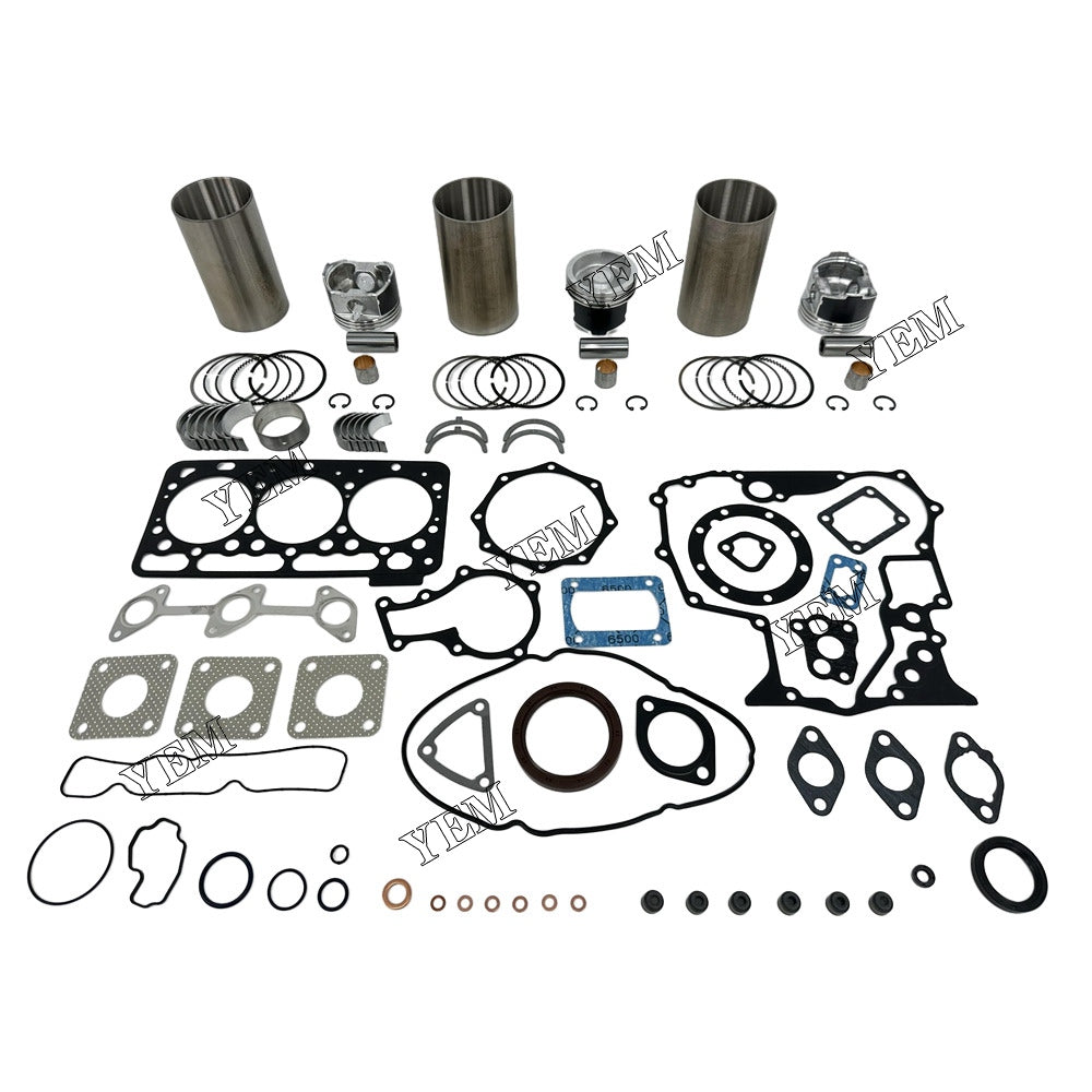 For Kubota Overhaul Kit With Bearing Set 3x part number EG561-21110 WG972 Engine Spare Parts YEMPARTS
