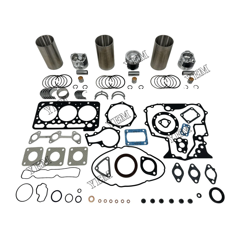 For Kubota Overhaul Kit With Bearing Set 3x part number EG561-21110 WG972 Engine Spare Parts YEMPARTS