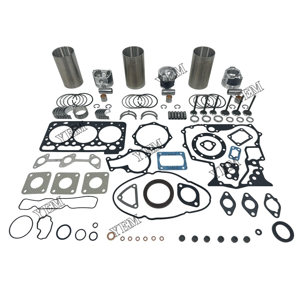 For Kubota Overhaul Rebuild Kit With Bearing Set Valve Train 3x part number EG561-21110 WG972 Engine Spare Parts YEMPARTS