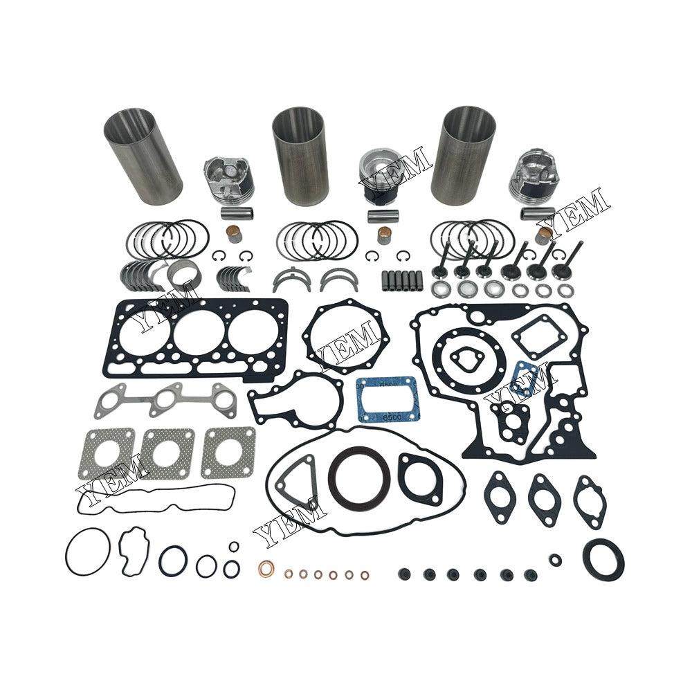 For Kubota Overhaul Rebuild Kit With Bearing Set Valve Train 3x part number EG561-21110 WG972 Engine Spare Parts YEMPARTS