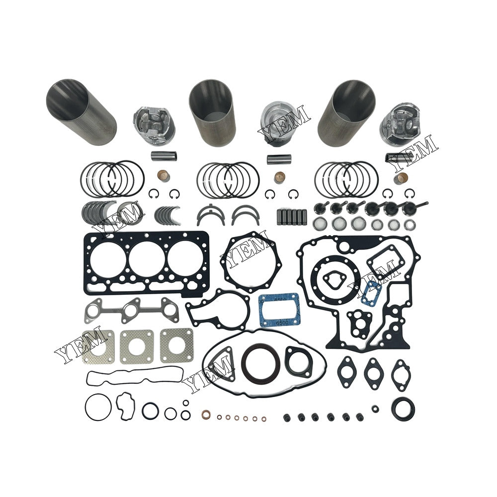 For Kubota Overhaul Rebuild Kit With Bearing Set Valve Train 3x part number EG561-21110 WG972 Engine Spare Parts YEMPARTS
