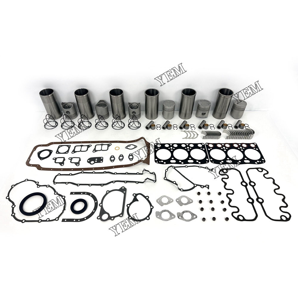 For Toyota Overhaul Rebuild Kit With Gasket Set Bearing 6x 2D Engine Spare Parts YEMPARTS