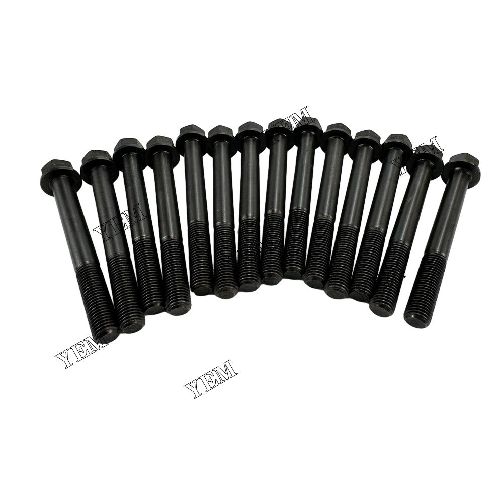 For Kubota Cylinder Head Bolt 14x 19202-03450 D1301 Engine Spare Parts YEMPARTS