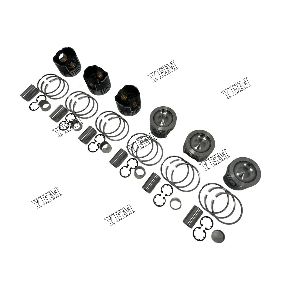 For Caterpillar Piston With Rings 6x C7 Engine Spare Parts YEMPARTS