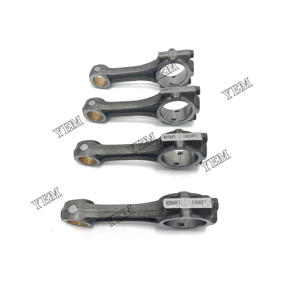For Kubota Connecting rod with wrong mouth oblique mouth 4x V2203 Engine Spare Parts YEMPARTS