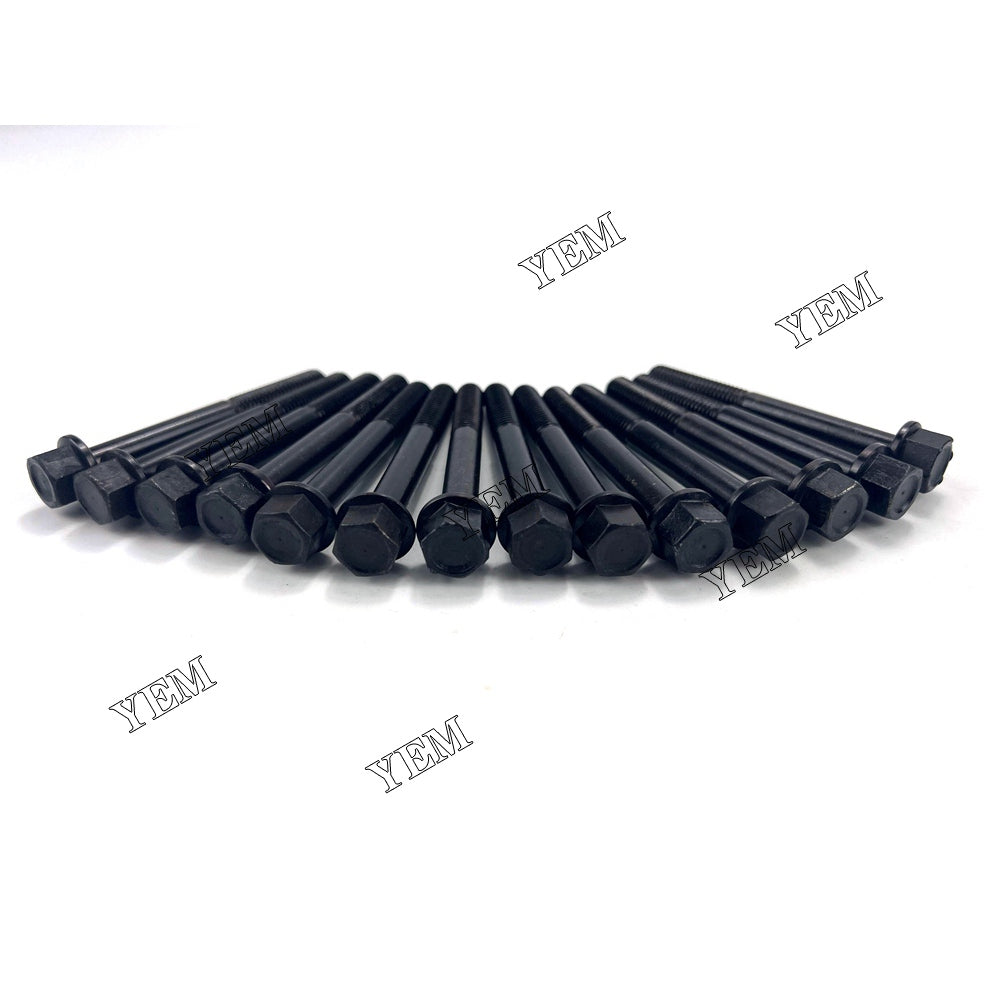 For Kubota Cylinder Head Bolt 14x 14601-03450 D902 Engine Spare Parts YEMPARTS