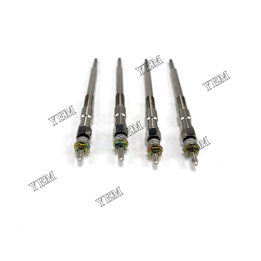 For Kubota Glow Plug 4X 1J700-65512 V2607 Engine Spare Parts YEMPARTS