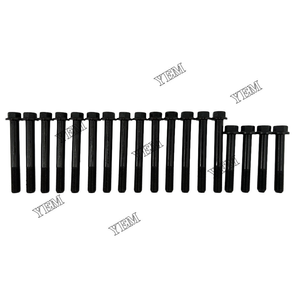 For Perkins Cylinder Head Bolt 14x 404D-22 Engine Spare Parts YEMPARTS