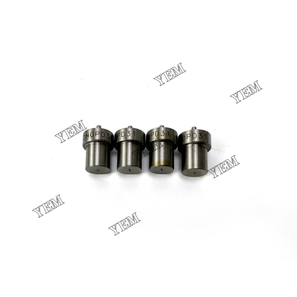 For Shibaura Injection Nozzle 4x 043327-478 105007-5310 S773L Engine Spare Parts YEMPARTS