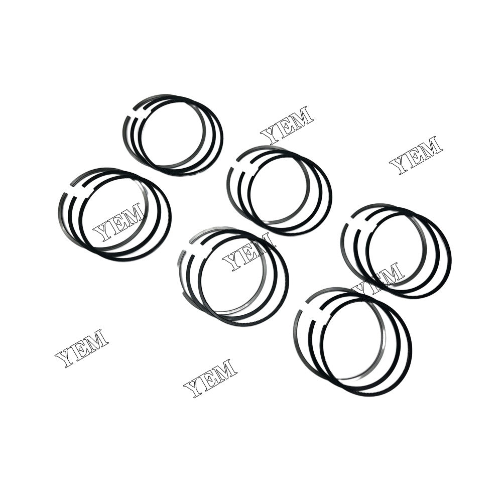 For Cummins Piston Rings Set STD 6x 6L Engine Spare Parts YEMPARTS