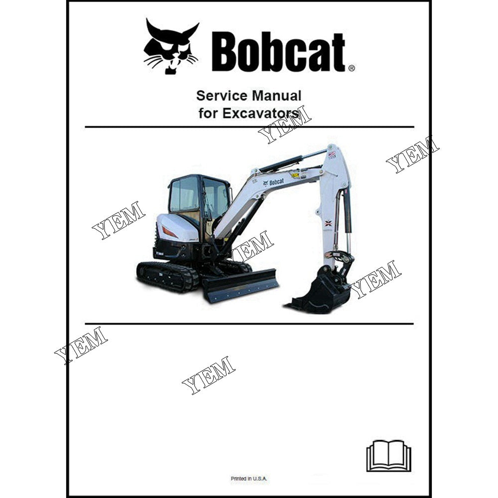 6902743 Excavator Service Manual Paper Copy  English For Bobcat 331 331E 334 YEMPARTS