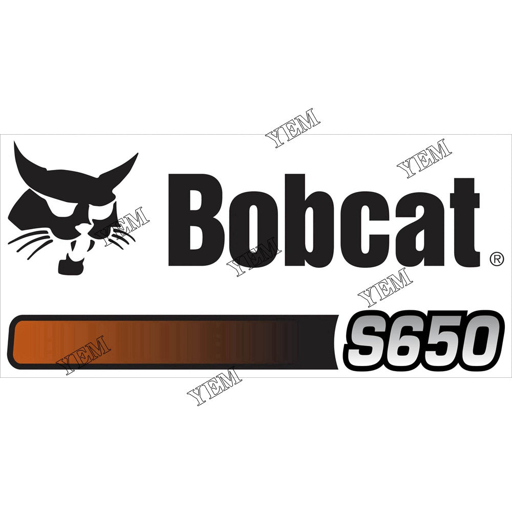 7169969 S650 Model Decal For Bobcat Loaders engine parts YEMPARTS