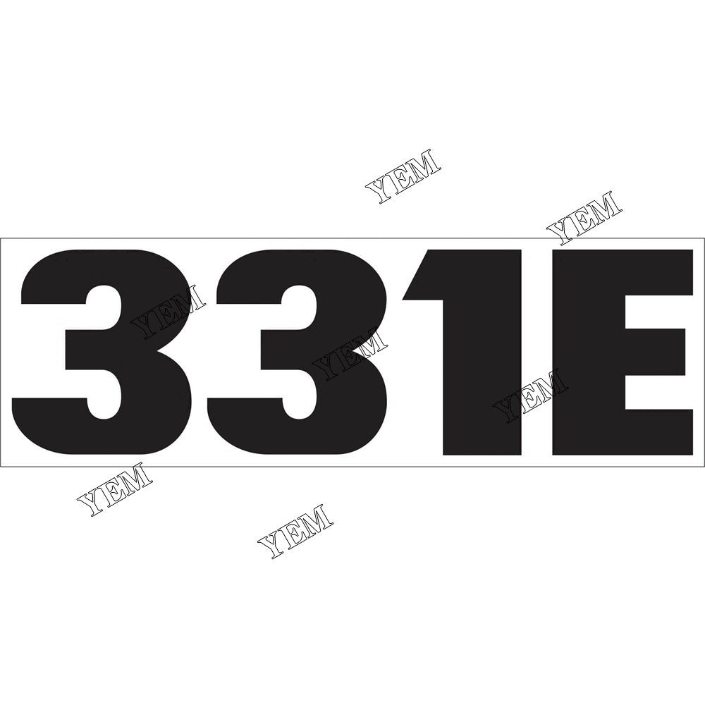 6806165 331E Decal For Bobcat Loaders engine parts YEMPARTS