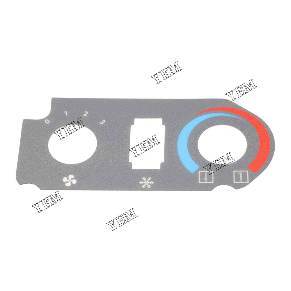 6718579 Heater Decal For Bobcat S160 S185 S250 YEMPARTS