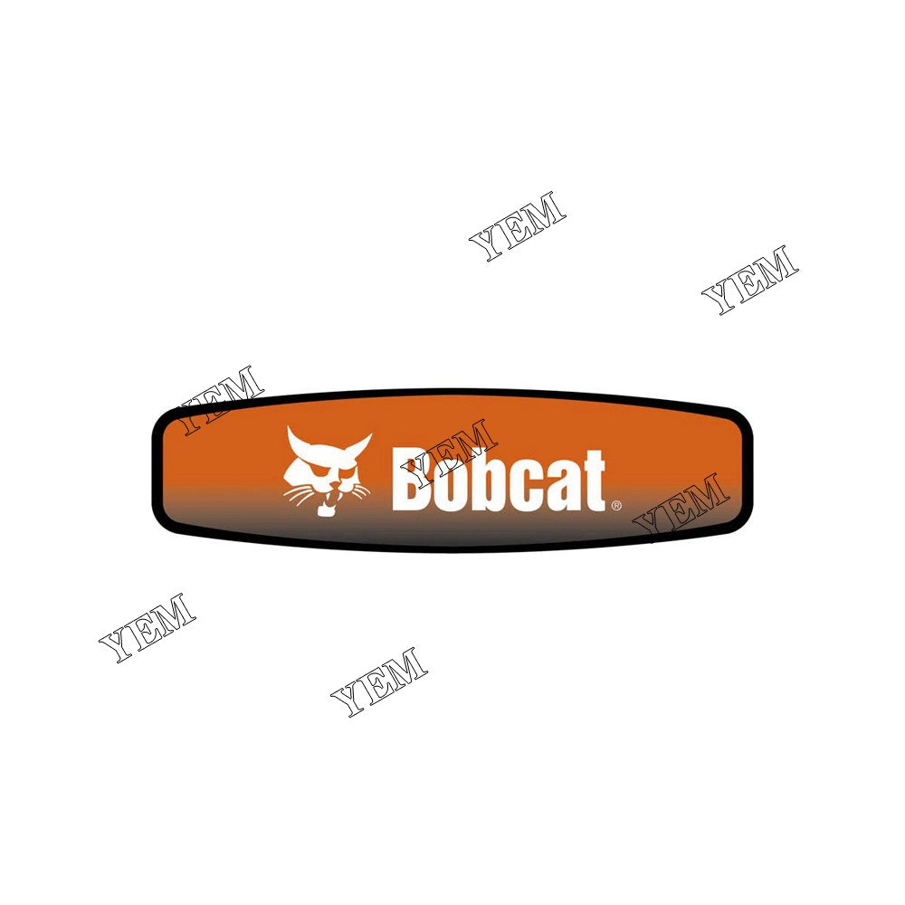 6816948 14.5*52.75 Bobcat Logo Decal For Bobcat Loaders engine parts YEMPARTS