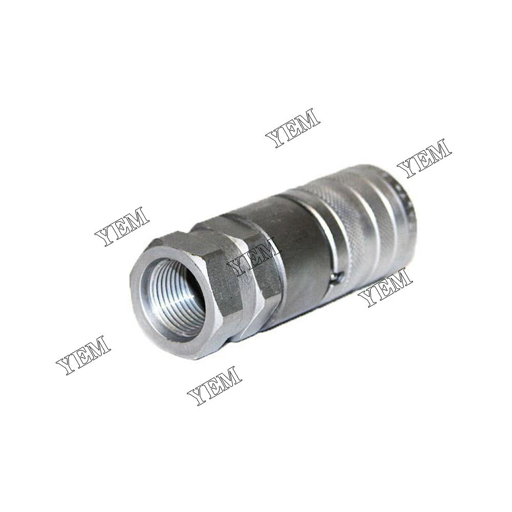 7246788 Flat Faced Female Coupler 3/8 body 3/4 UNF/ORB thread For Bobcat Lawn mower engine parts YEMPARTS
