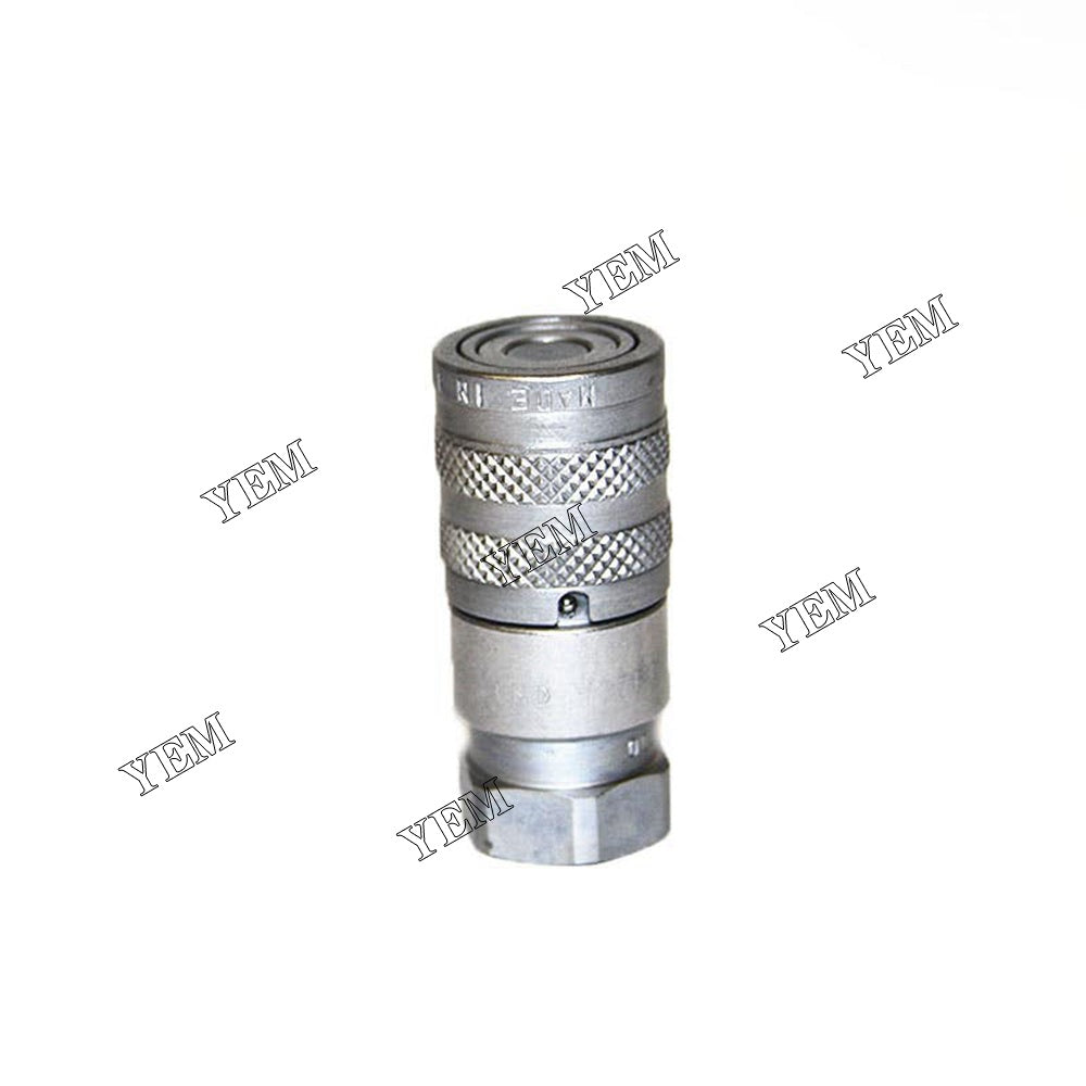 7246786 Flat Faced Female Coupler 1/4 body 9/16 UNF/ORB thread For Bobcat A770 S160 S185 S250 S450 S510-CH10 S550 S550 S570 S590 S630 S64 S650 S750 S76 S770 S850 T590 T650 T770 T870 YEMPARTS