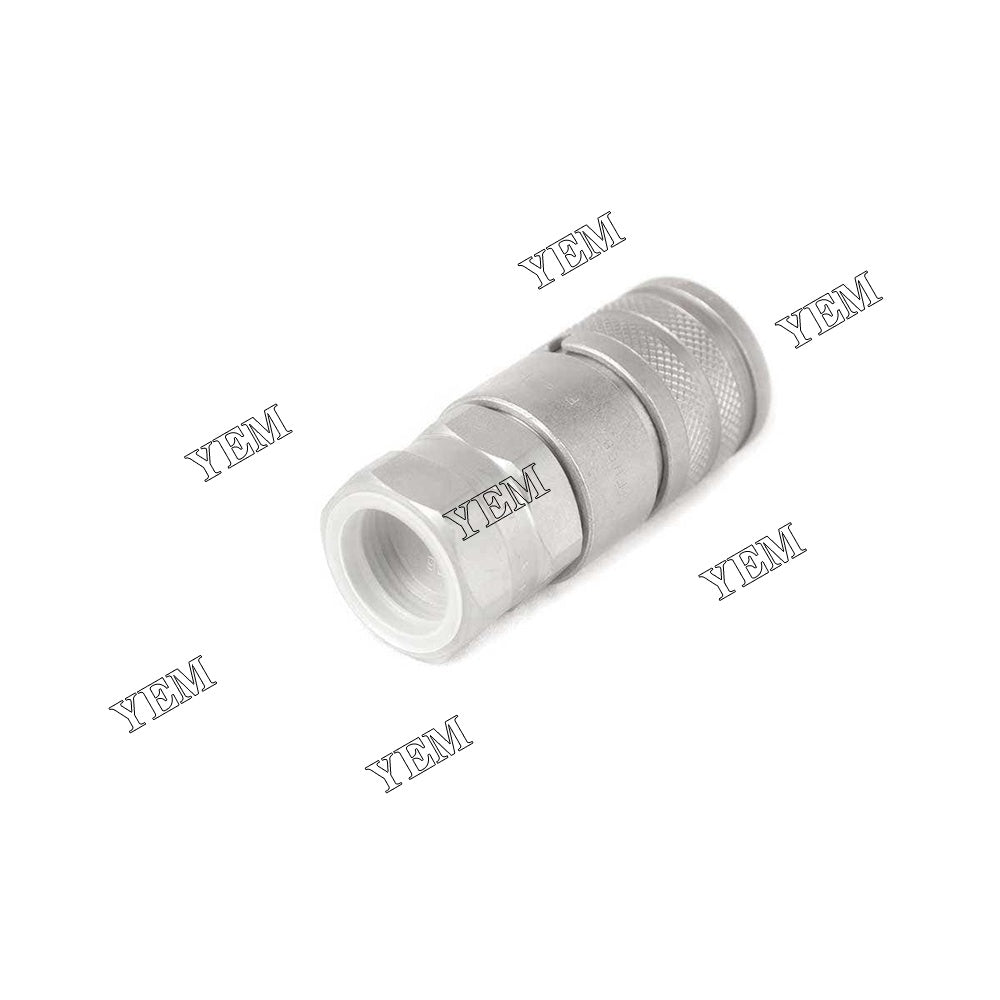 7246790 Female Flat Face Hydraulic Coupler 1/2 BODY 3/4 SAE/ORB THREAD For Bobcat E17 E17Z E20 E20Z E42 E55L S16 S18 Lawn mower 1?¡ì22?¡ì2 1?¡ì22?¡ì2 YEMPARTS