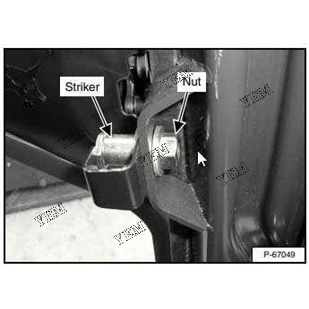 6679885 Door Handle For Bobcat Loaders engine parts YEMPARTS